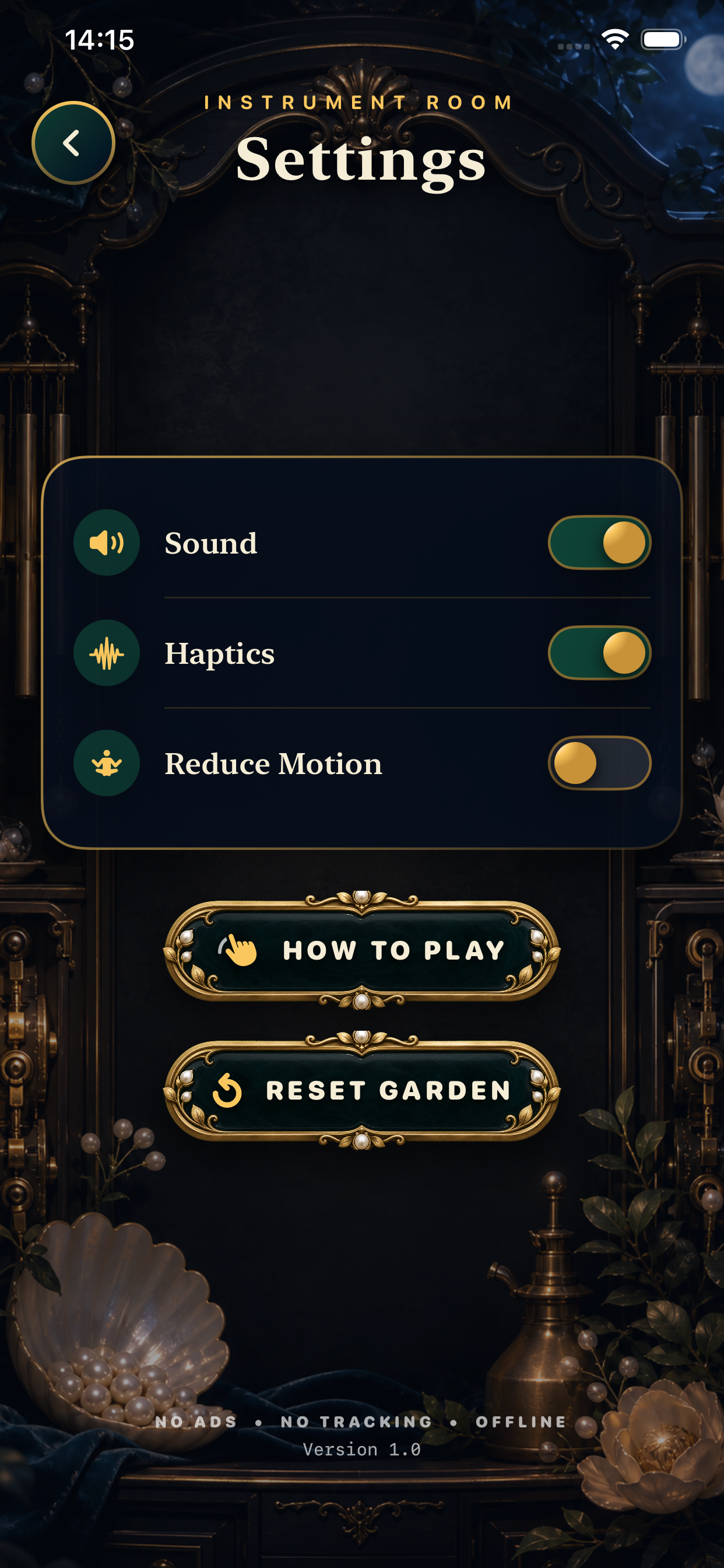 Puzzle board screen